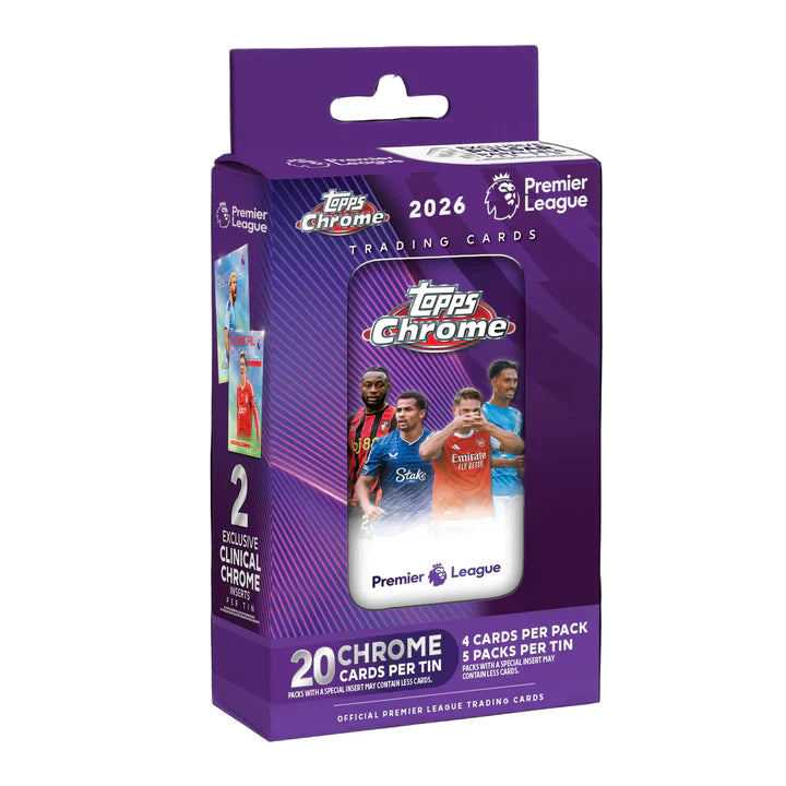 Tin Premier League Chrome 2026 Topps Europe