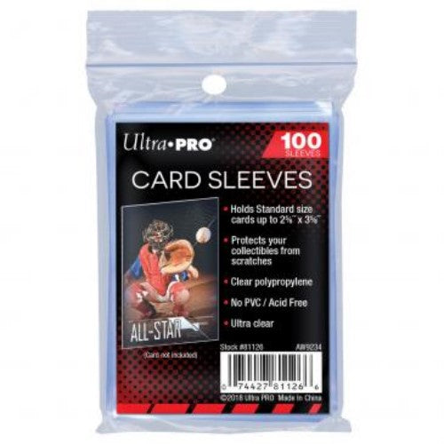 Fundas para Cartas Ultra Pro Pack de 100 Unidades