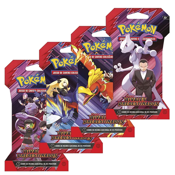 Sobre Sleeved Booster Rivales Predestinados Pokemon TCG