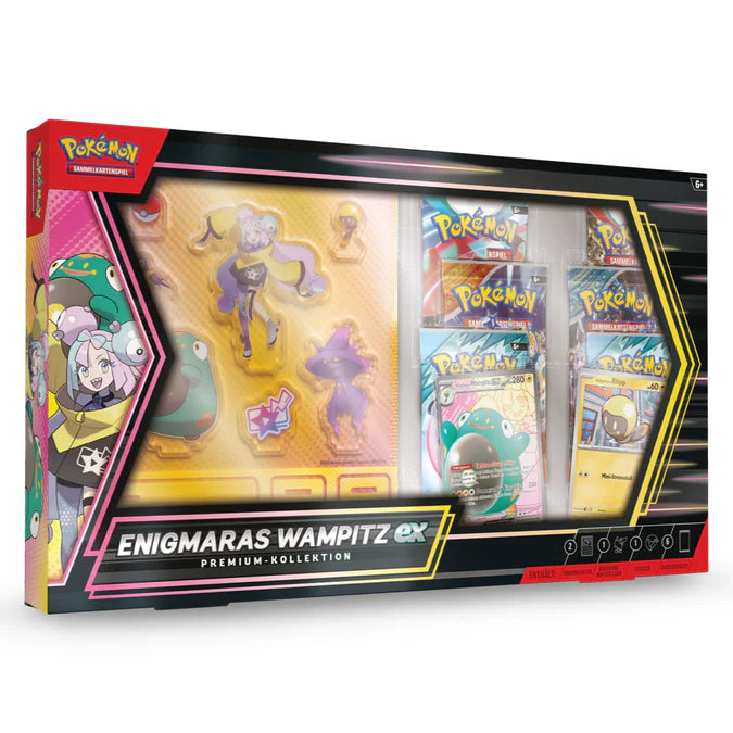 Wampitz EX Caja Premium Enigmaras Cartas Coleccionables Pokemon TCG