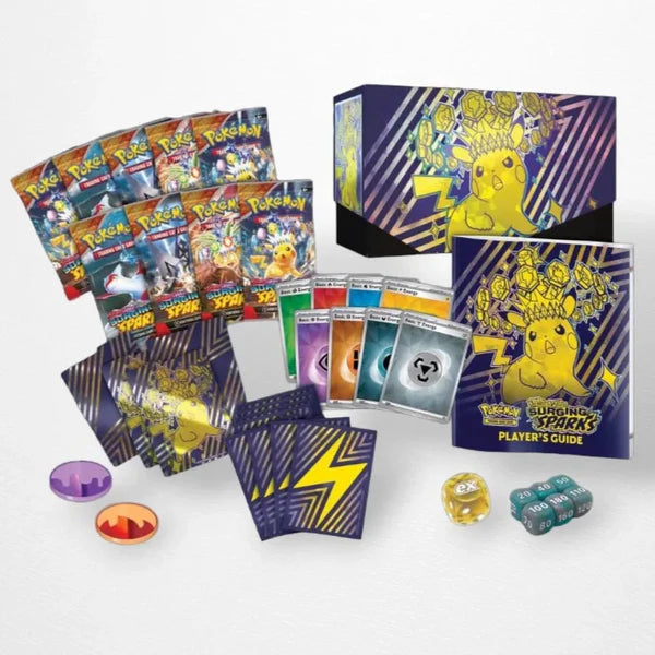 Caja de Entrenador de Élite Pokemon Chispas Fulgurantes SV Elite Trainer Box