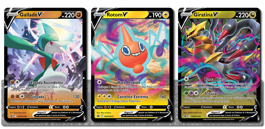 Lata Potencial Oculto Pokemon Español Giratina, Gallade y Rotom V