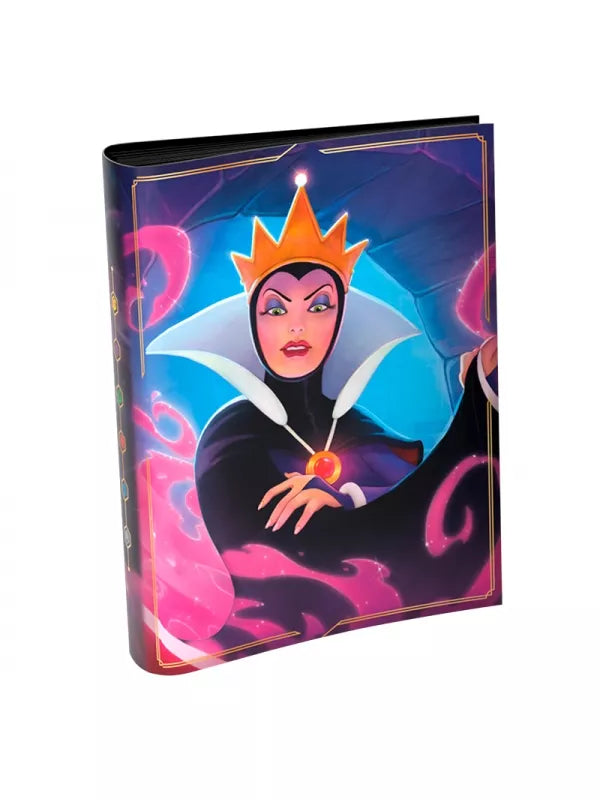 Álbum Evil Queen 10 Páginas Into the Inklands Disney Lorcana TCG