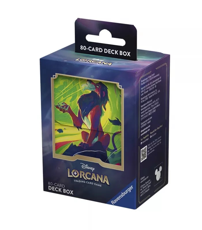 Caja de Mazo Scar Vengeful Lion Azurite Sea Disney Lorcana