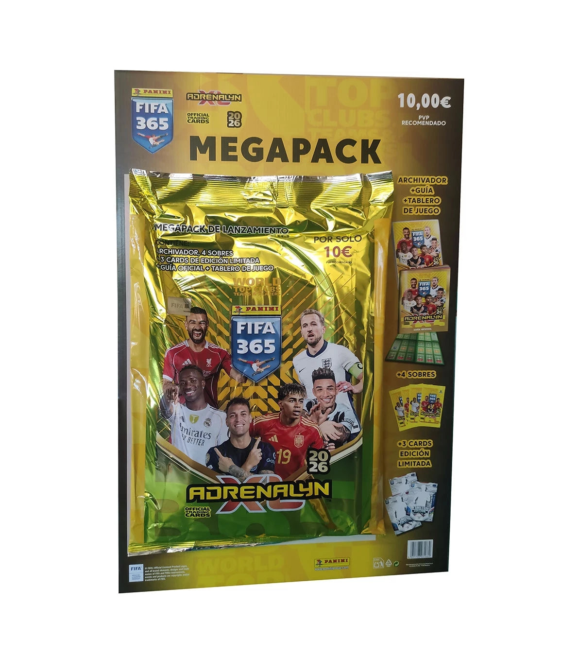 Carton Adrenalyn FIFA 365 2026 TC de Panini Cromos de Futbol