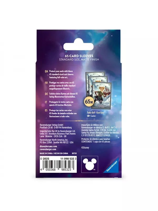 Fundas Standard Tinker Bell Giant Fairy Reign of Jafar Disney Lorcana TCG