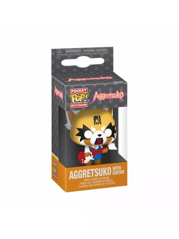 Funko Pop! Keychain Aggretsuko with Guitar Sanrio