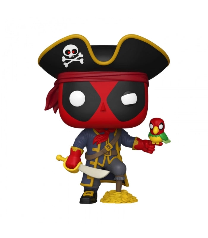 Funko POP! #1493 Deadpool as Long John Marvel Edición Pirata Exclusiva