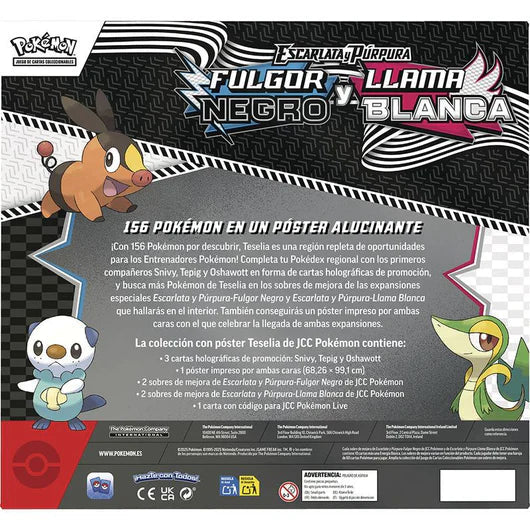 Poster Collection Fulgor Negro y Llama Blanca Pokemon TCG