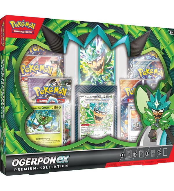 Pokemon TCG Ogerpon EX Premium Kollektion Cartas Coleccionables Pokemon TCG