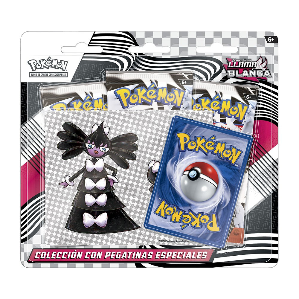 Tech Sticker Llama Blanca Pokemon