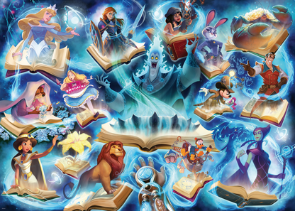 Puzzle 1000 Piezas  Sapphire Disney  Lorcana Ravensburger + Carta Promocional Mickey