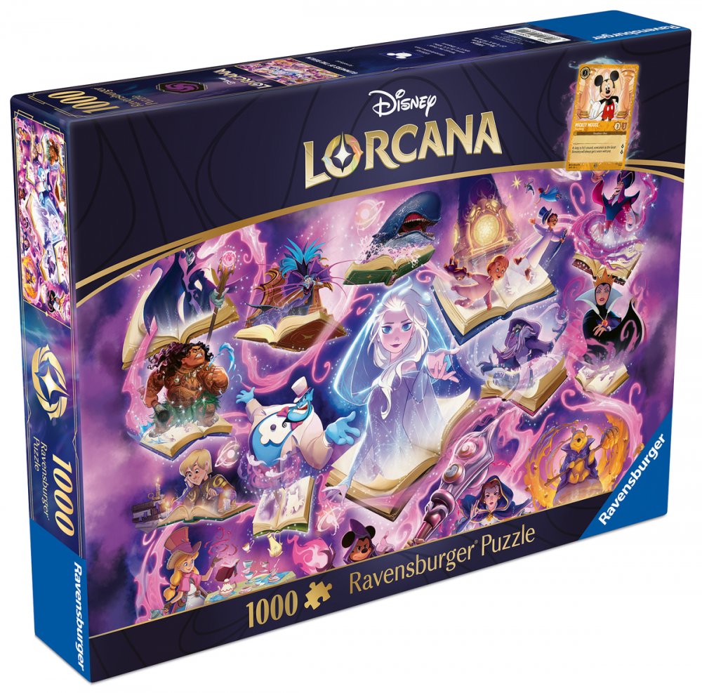 Puzzle 1000 Piezas Amethyst Disney  Lorcana Ravensburger + Carta Promocional Mickey
