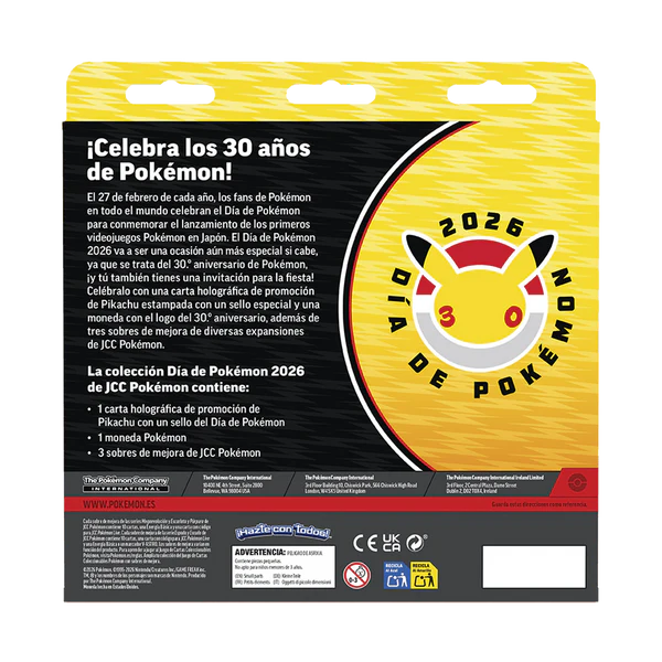 Caja especial 30 aniversario Pokemon TCG