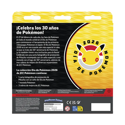 Caja especial 30 aniversario Pokemon TCG