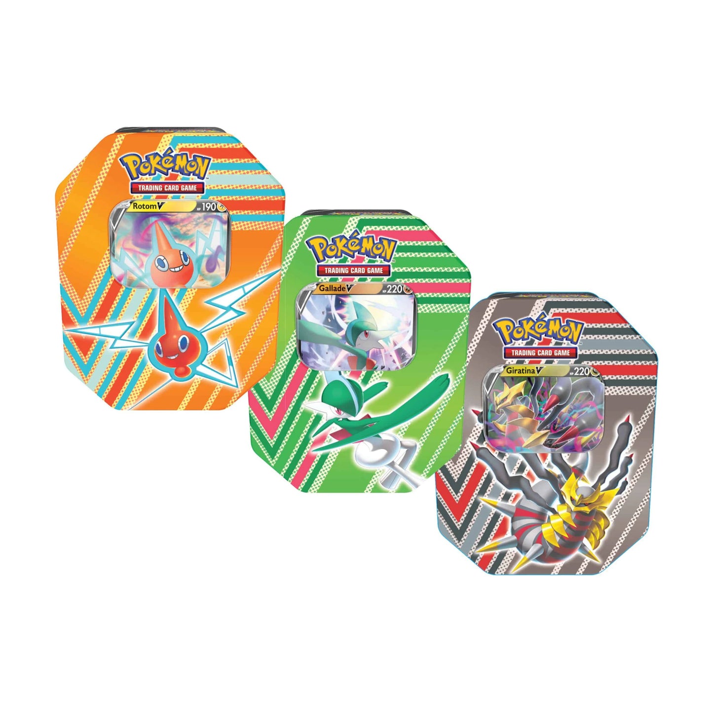 Lata Potencial Oculto Pokemon Español  Giratina, Gallade y Rotom V