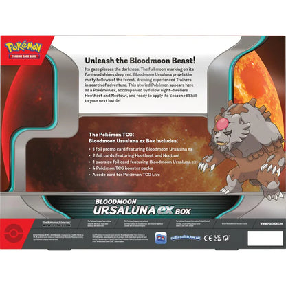 BloodMoon Ursaluna EX Box Pokemon TCG