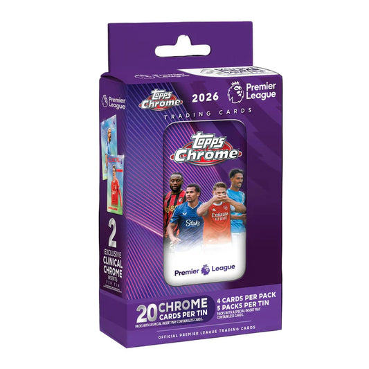 Tin Premier League Chrome 2026  Topps Europe