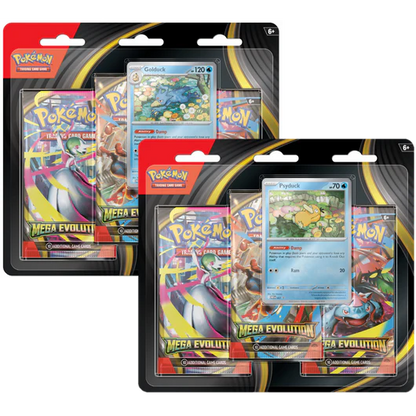 Blister 3 Sobres Megaevolución Pokémon TCG