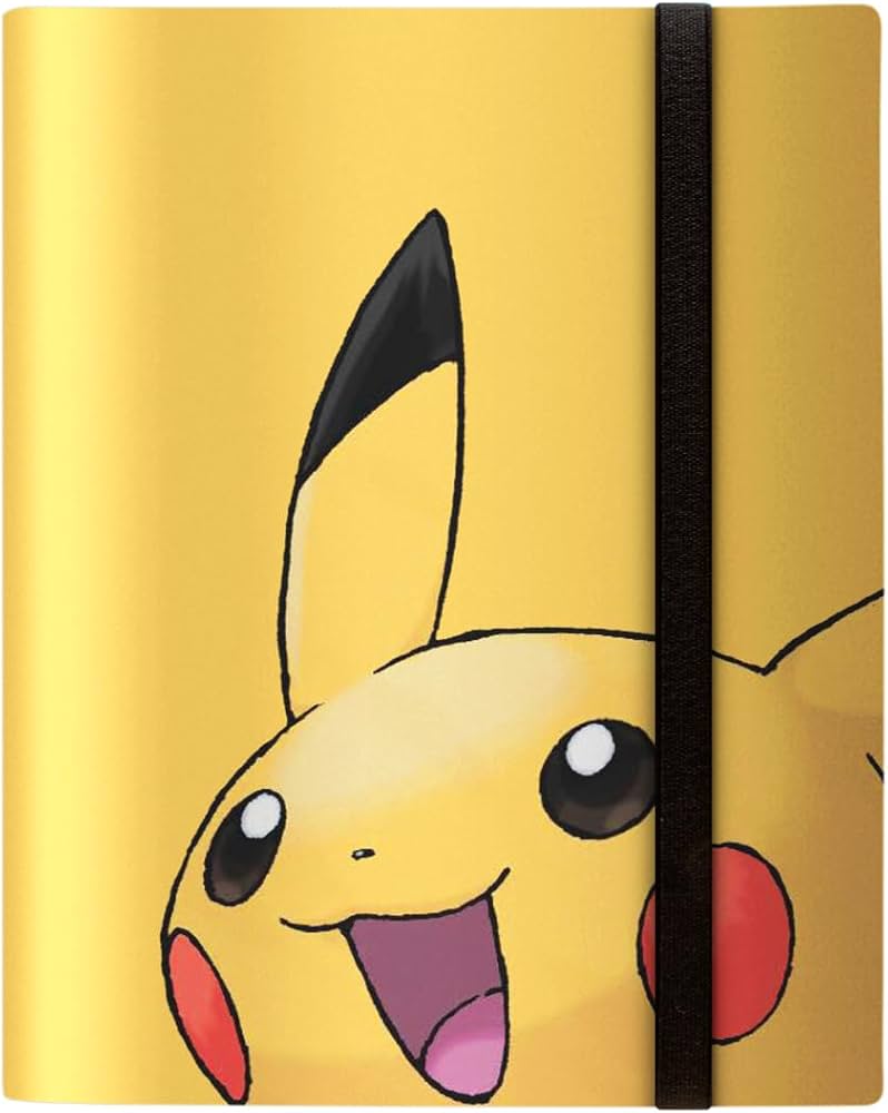up pro binder 9 bolsillos pokémon pikachu yellow Ultra Pro