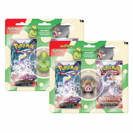 Back to School Eraser Blister 2023 Pokemon TCG