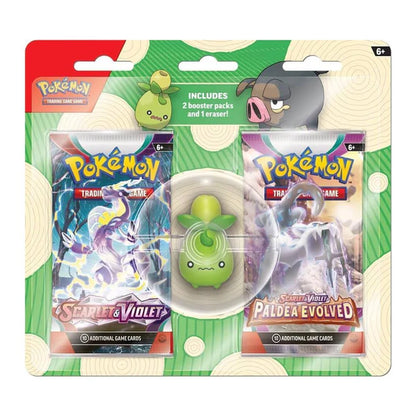 Back to School Eraser Blister 2023 Pokemon TCG