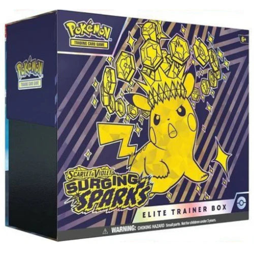 Caja de Entrenador de Élite Pokemon Chispas Fulgurantes SV  Elite Trainer Box