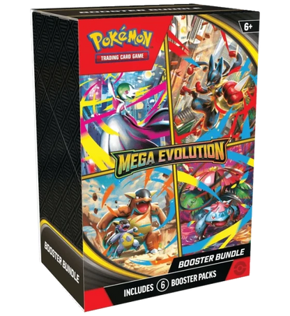 Booster Bundle  6 Sobres Mega Evolution Pokemon TCG