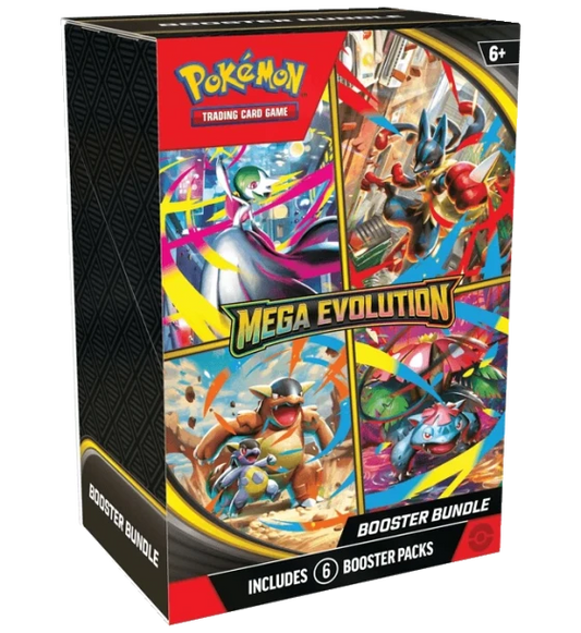 Booster Bundle  6 Sobres Mega Evolution Pokemon TCG