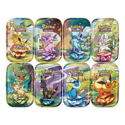 Mini Lata Evoluciones Prismáticas Pokemon TCG Aleatorio