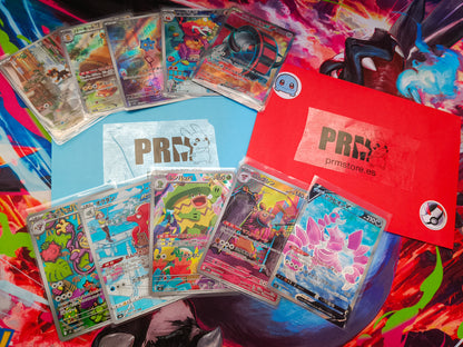 Pack  japonés de 4 cartas AR + 1 carta SR  aleatoria Pokémon TCG
