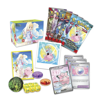 Lillie Premium Tournament Collection -Caja de Entrenador Élite Pokemon TCG