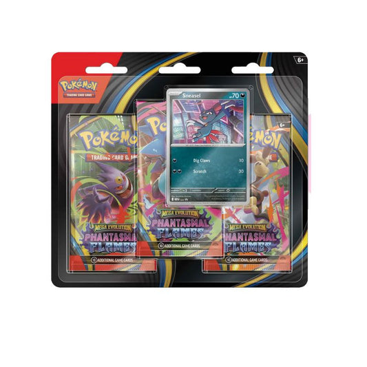 Blíster 3 Sobres  Phantasmal Flames  Pokemon TCG