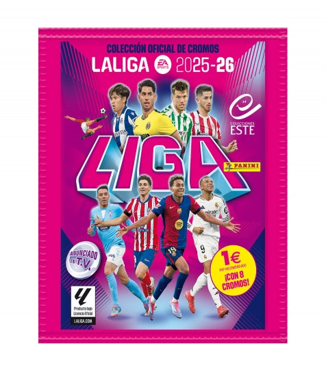 Sobres  Megacracks 2025/26 de panini cromos futbol