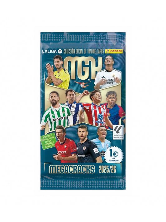 Sobres Megacracks 2025/26 de Panini Cromos futbol