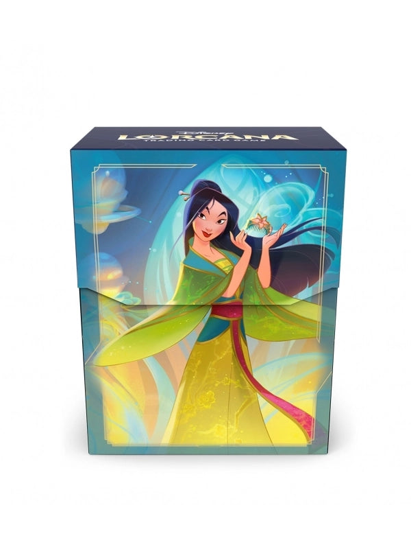 Caja de Mazo Mulan  Considerate Diplomat Fabled  Deck  Disney Lorcana
