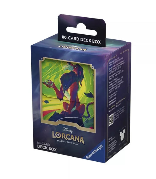 Caja de Mazo Scar Vengeful Lion Azurite Sea Disney Lorcana