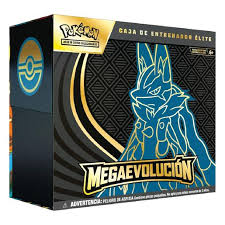 Caja de Entrenador de Élite Lucario  Megaevolución Pokemon TCG