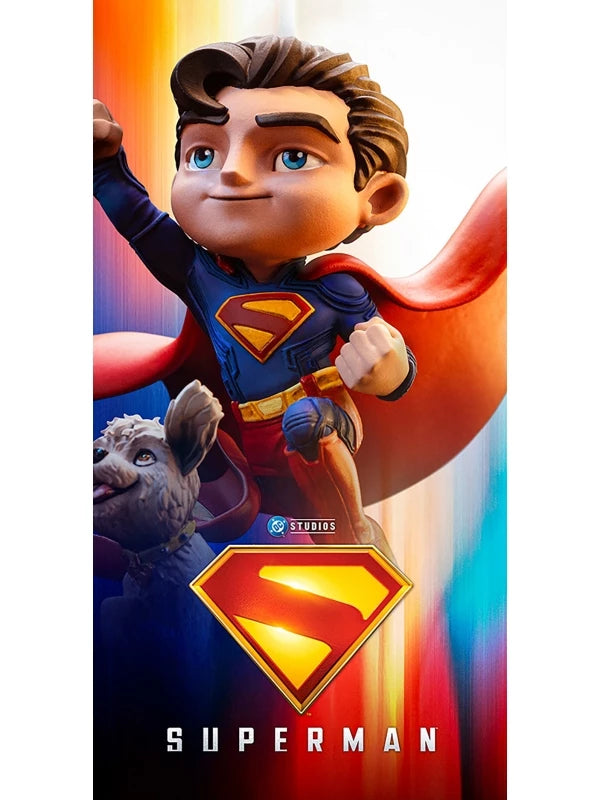 Figura Superman & Krypto 17 cm DC Comics  Iron Studios