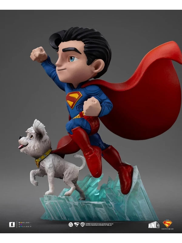 Figura Superman & Krypto 17 cm DC Comics  Iron Studios