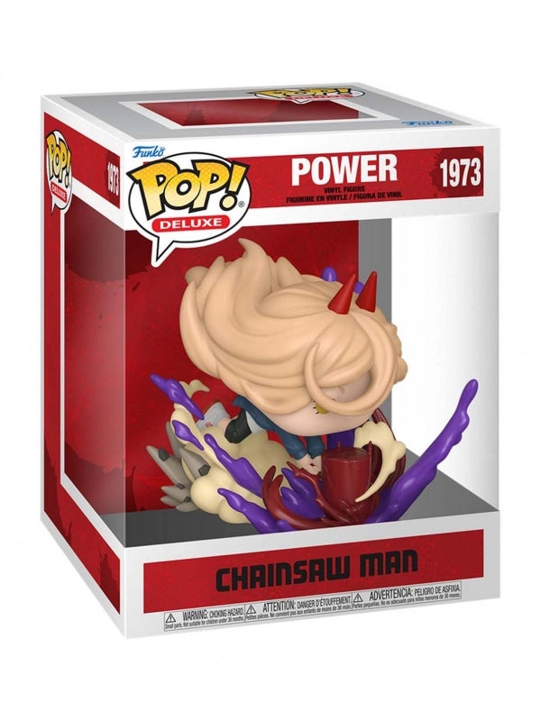 Funko POP! #1973 Deluxe Power con Mazo de Sangre Chainsaw Man
