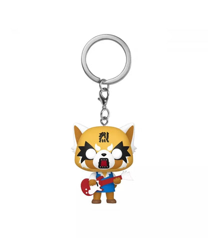 Funko Pop! Keychain Aggretsuko with Guitar Sanrio
