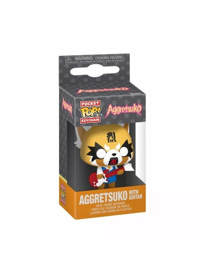 Funko Pop! Keychain Aggretsuko with Guitar Sanrio
