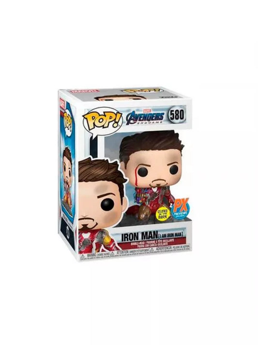 Funko POP! #580 Metallic I Am Iron Man  Marvel Endgame Edición Especial
