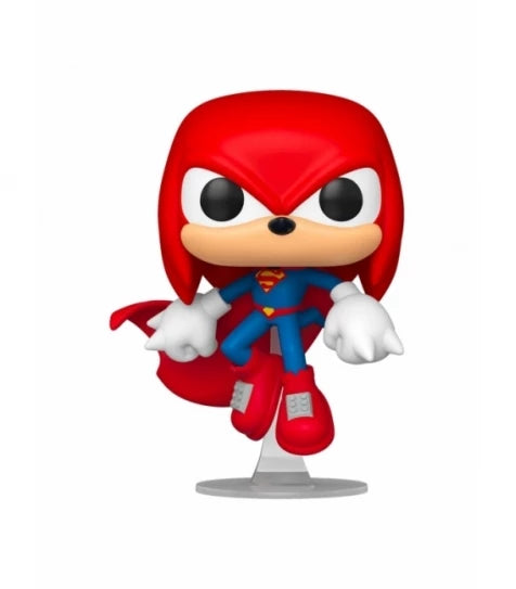 Funko POP! #596 Knuckles Superman Edición Exclusiva Sonic x DC Comics
