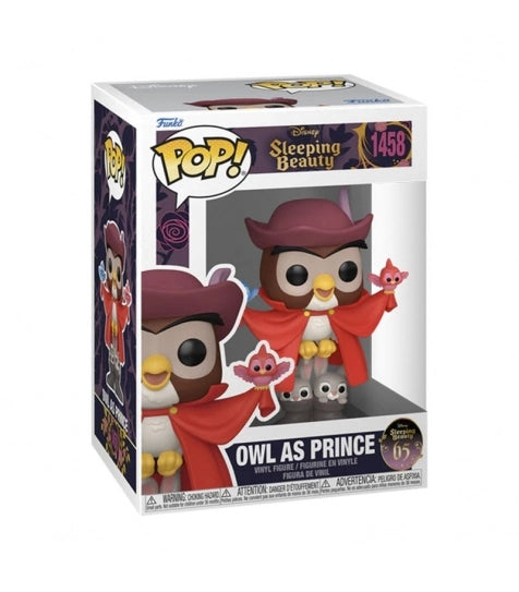 Funko Pop! #1458 Owl As Prince  Sleeping Beauty Colección Disney