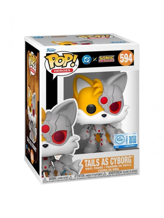 Funko POP! 594 Tails  Cyborg Sonic  Edición Especial