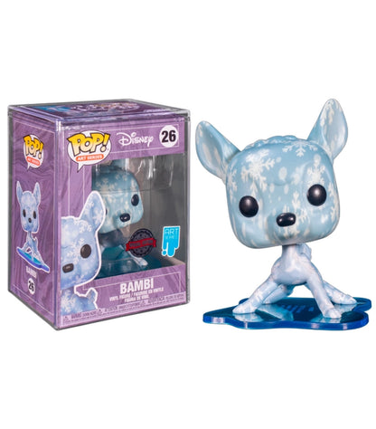 Funko POP! #26 con Estuche (Exclusive) Bambi  Art Series Disney Edición Especial