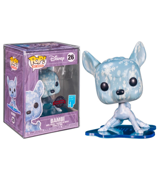Funko POP! #26 con Estuche (Exclusive) Bambi  Art Series Disney Edición Especial