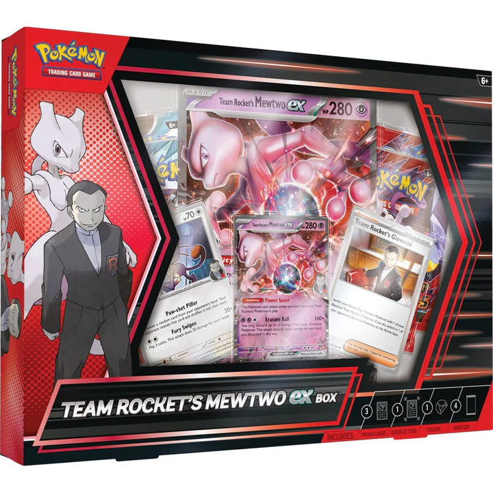 Caja Team Rocket's Mewtwo EX Pokemon